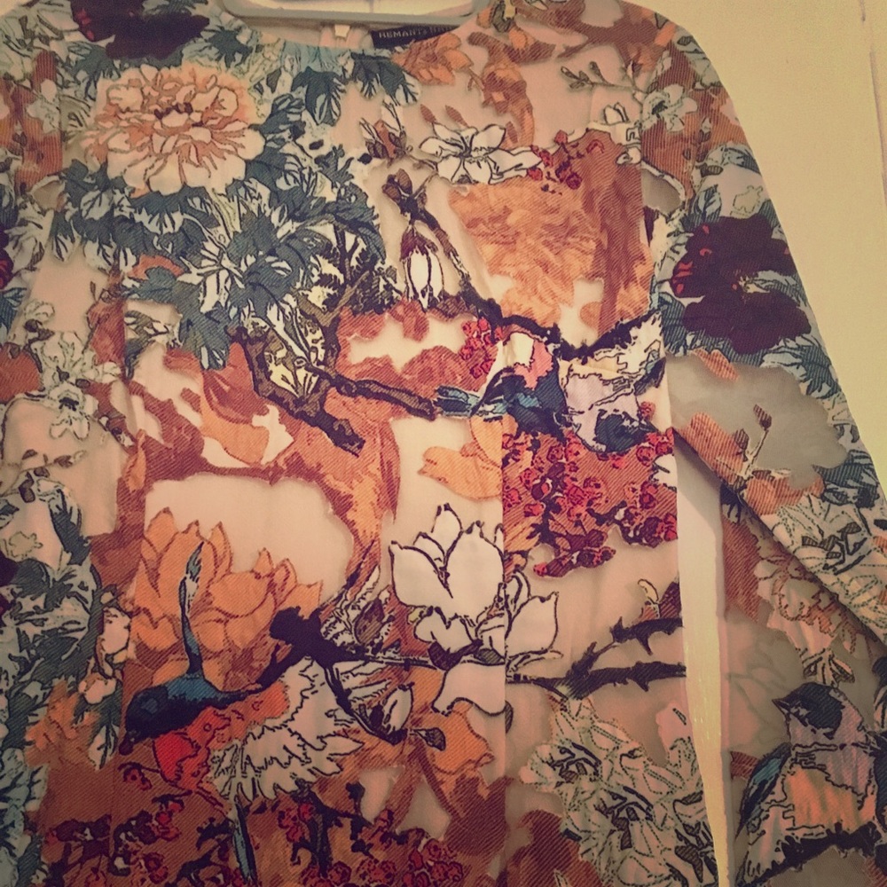 Anthropologie Hemant & Nandita bird dress